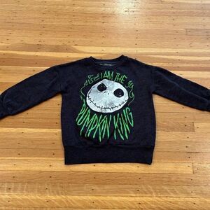 Disney Tim Burton Nightmare Before Christmas Jack Skellington kids Crewneck